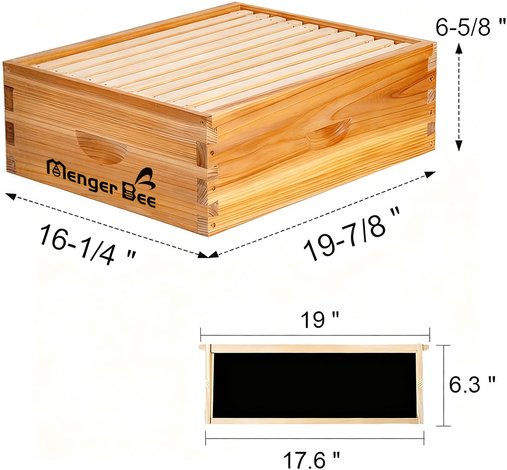 Medium bee hive boxes Set(unassemnbled)