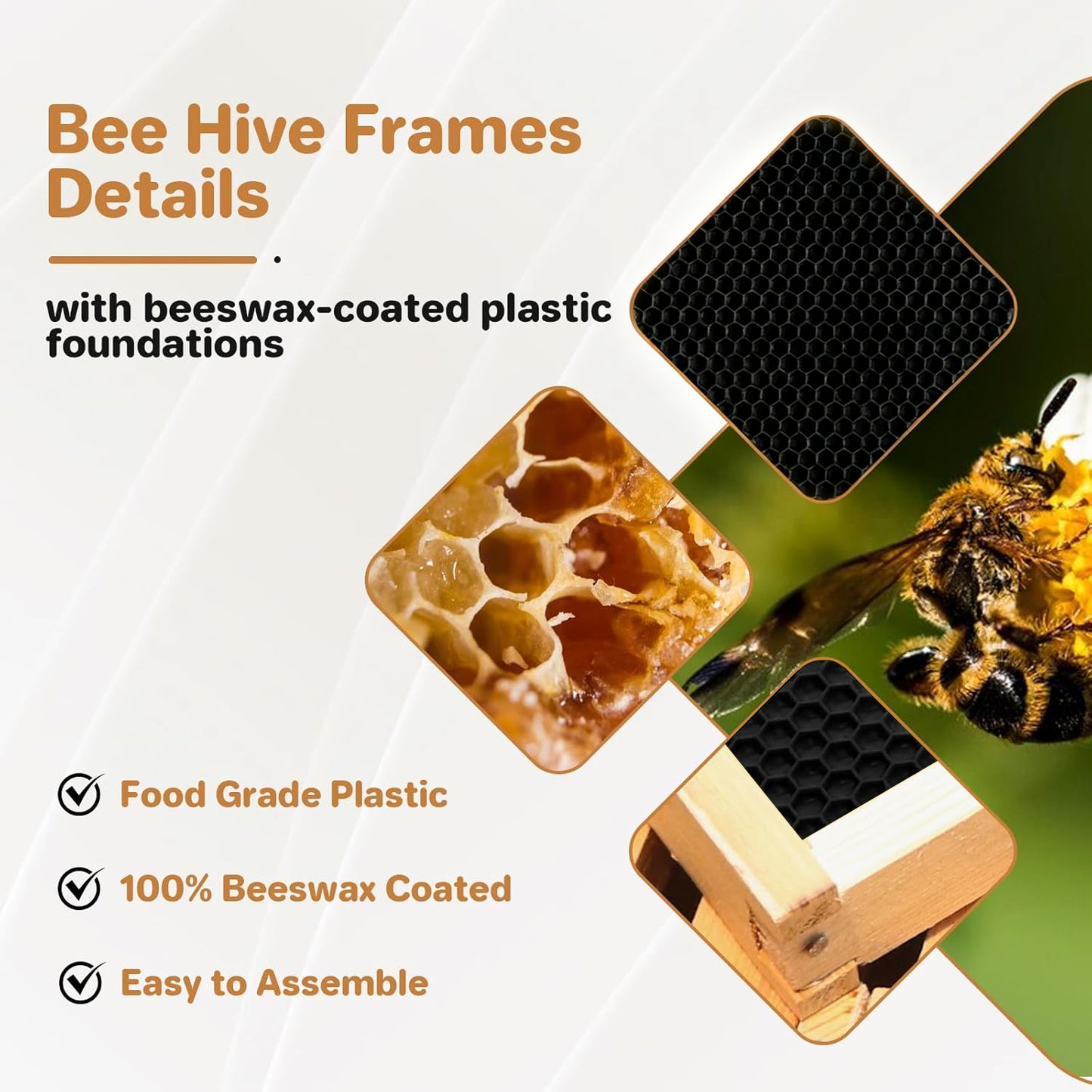Medium bee hive boxes Set(unassemnbled)