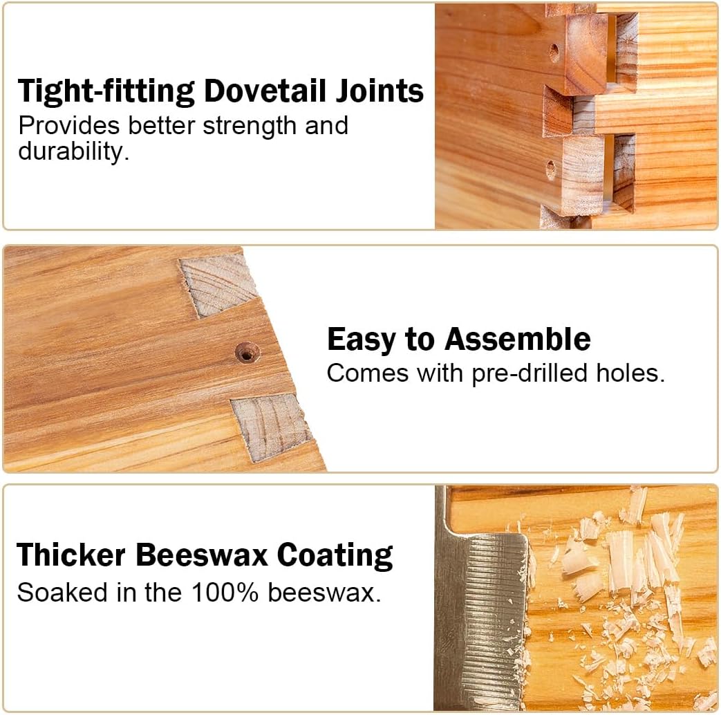 Medium bee hive boxes Set(unassemnbled)