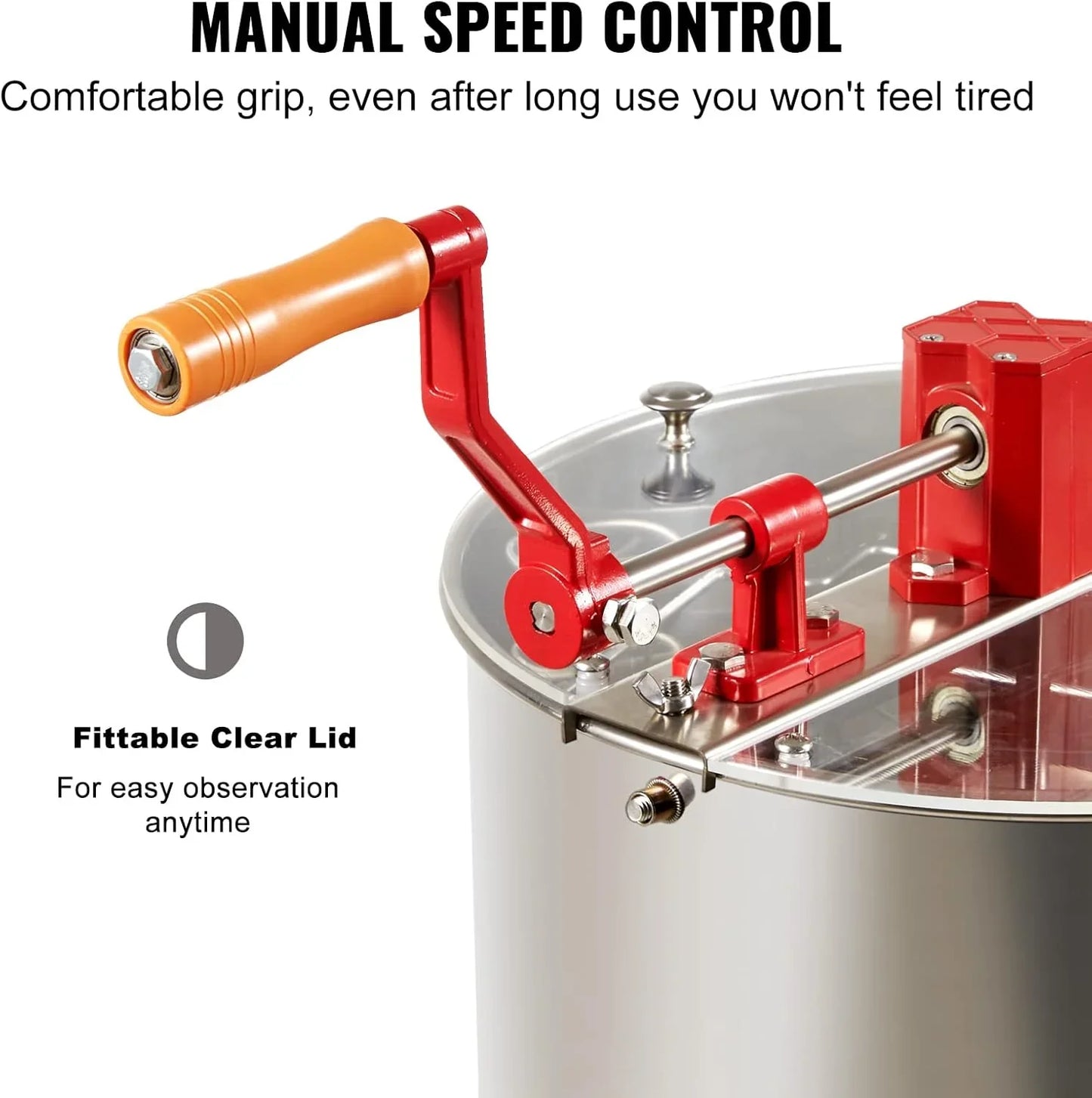 Manual 3-Frame Honey Extractor