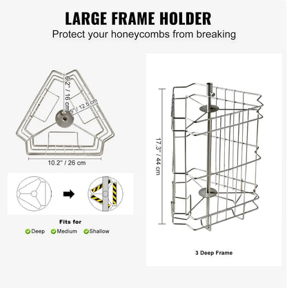 Manual 3-Frame Honey Extractor