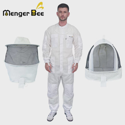 Three layer ultra breeze bee suits（with two hats and gloves）